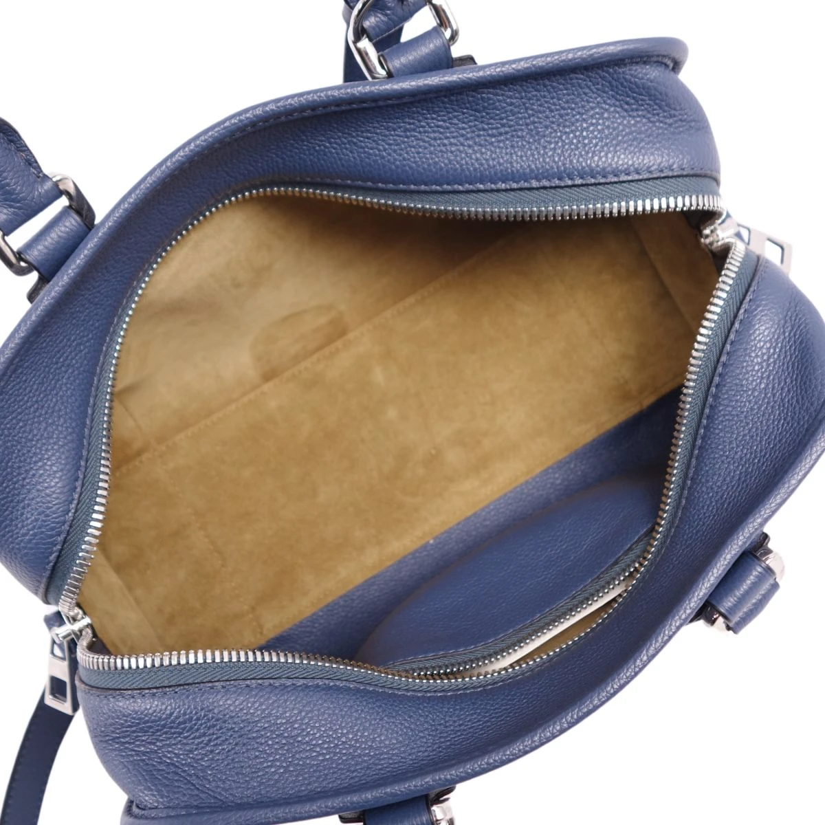 Loewe Navy Blue Anagram Leather Amazona 28 Bag