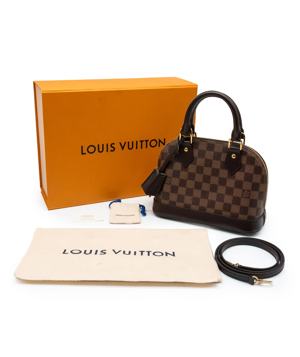 Louis Vuittion Damier Ebene Canvas Alma BB Bag