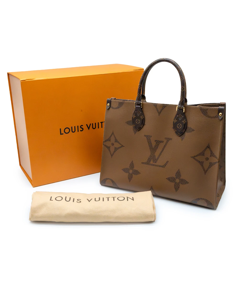 Louis Vuitton Reverse Monogram Onthego MM Shoulder Bag