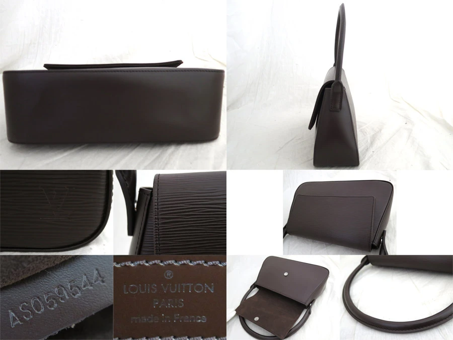 Louis Vuitton Dark Brown Epi Leather Mini Looping Shoulder Bag