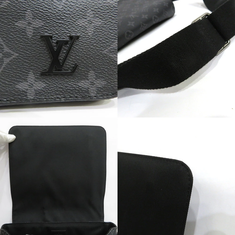 Louis Vuitton Monogram Eclipse Canvas District PM Bag