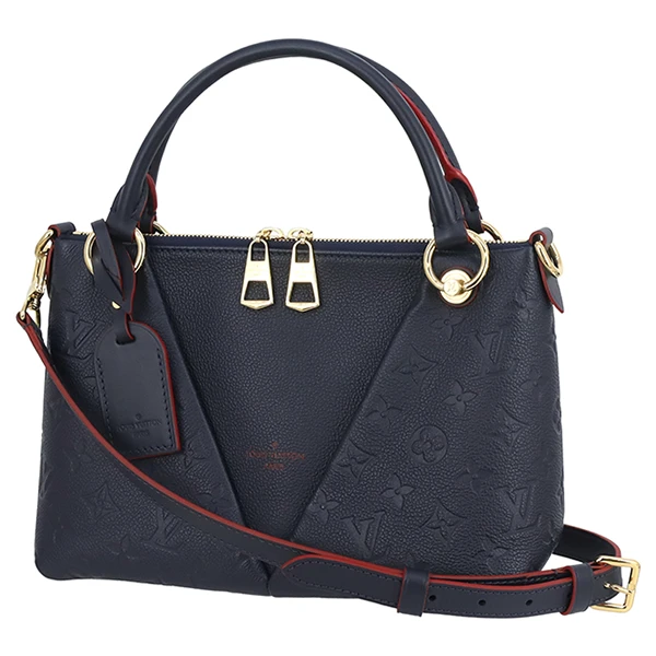 Louis Vuitton Navy Blue Marine Rouge Monogram Empreinte V BB Bag