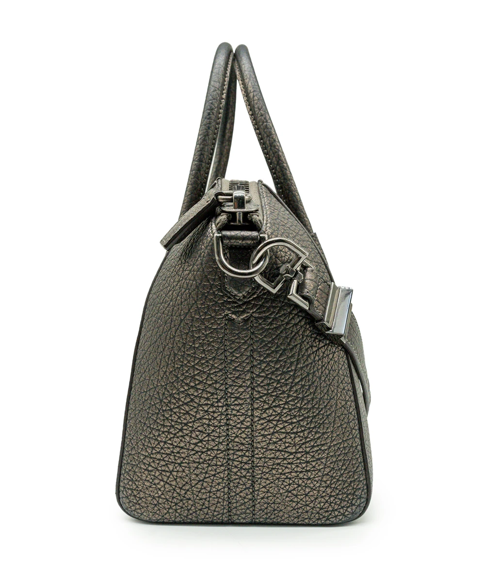 Givenchy Metallic Grained Leather Medium Antigona Satchel