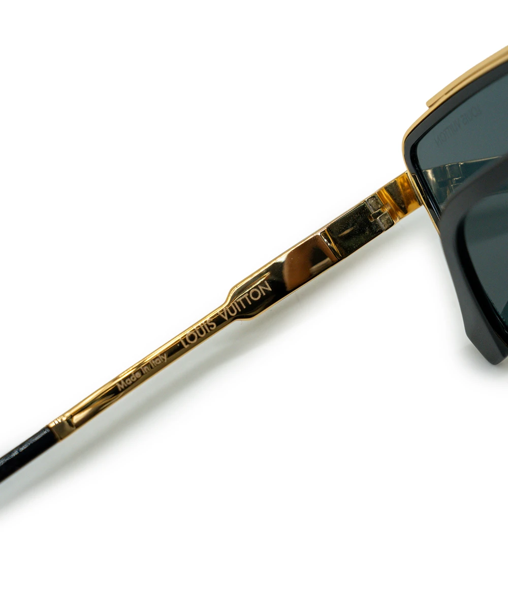 Louis Vuitton Acetate Evidence Z1584U Black Sunglasses