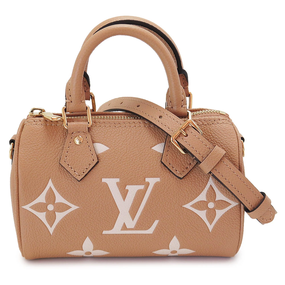 Louis Vuitton Empreinte Monogram Mini Nano Speedy Arizona Creme