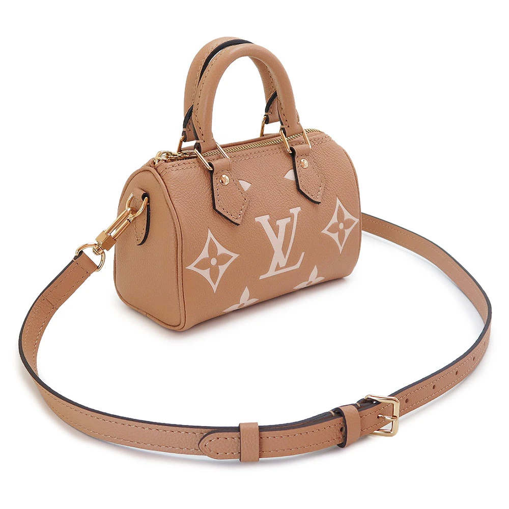 Louis Vuitton Empreinte Monogram Mini Nano Speedy Arizona Creme