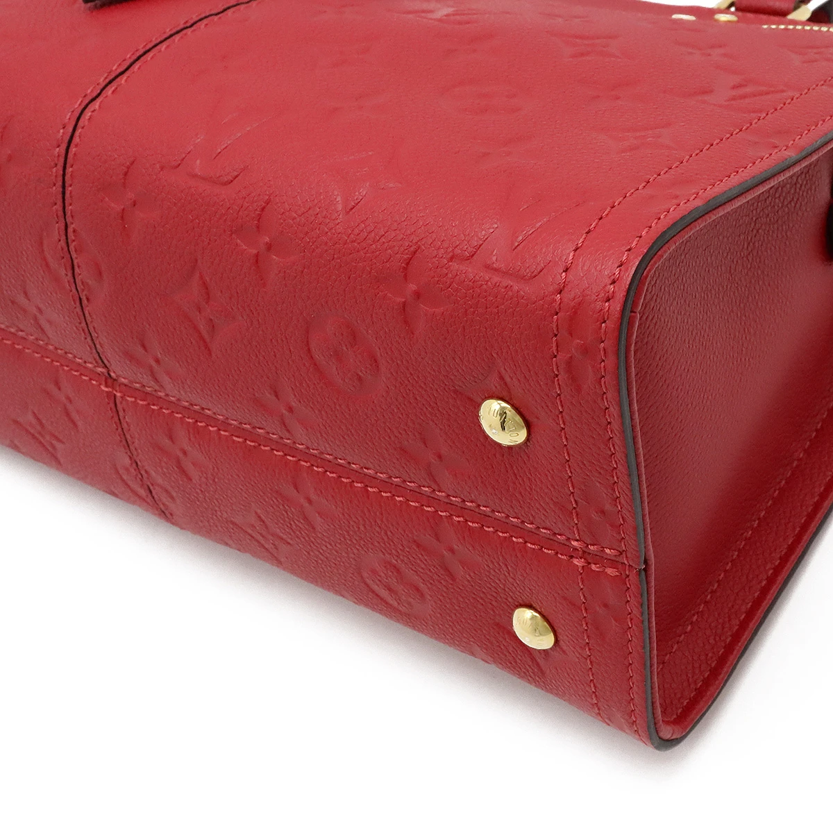 Louis Vuitton Red Monogram Empreinte Sully PM Shoulder Bag