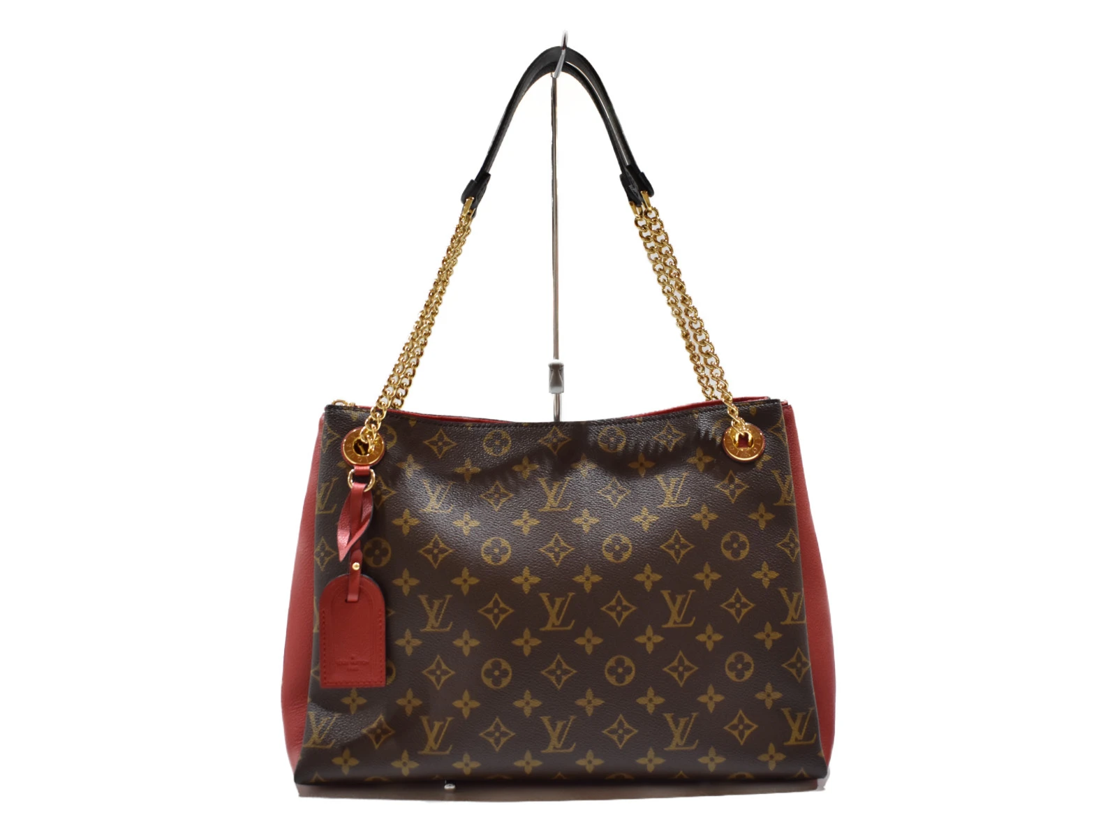 Louis Vuitton Red Monogram Canvas and Leather Surene MM Bag