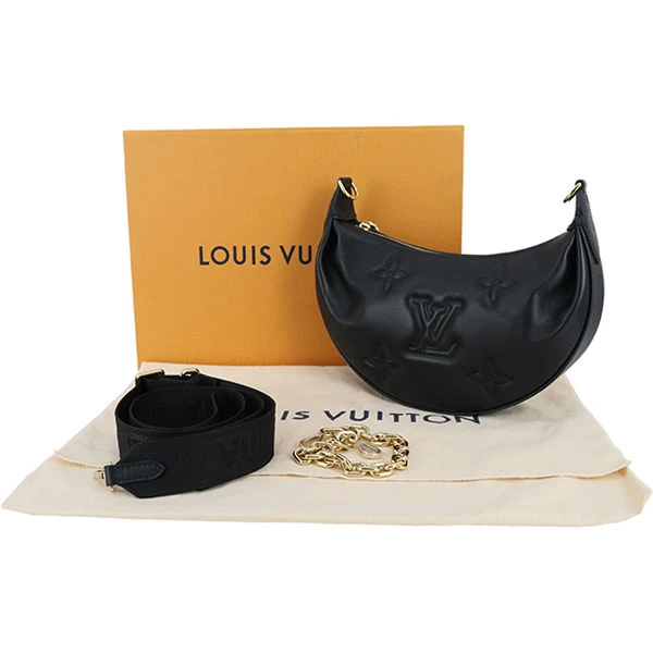 Louis Vuitton Over The Moon Bubblegram Black Leather Bag