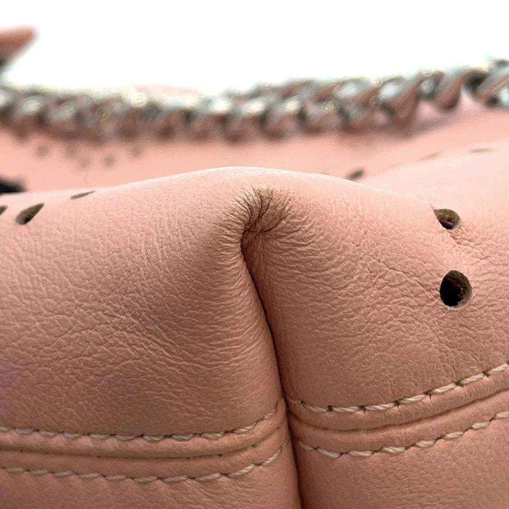 Chanel Pink Leather Eyelet Waist Bag