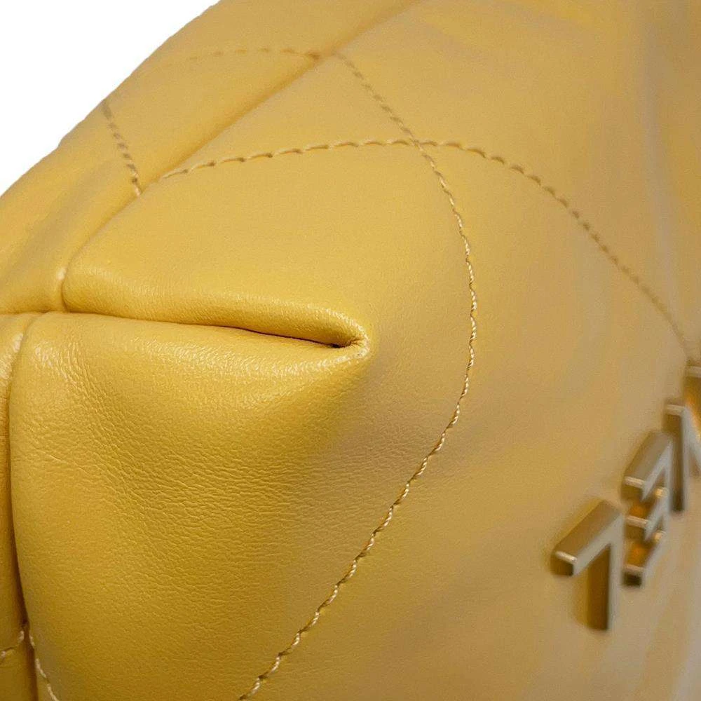 Chanel Yellow Quilted Leather Mini 22 Chain Bag