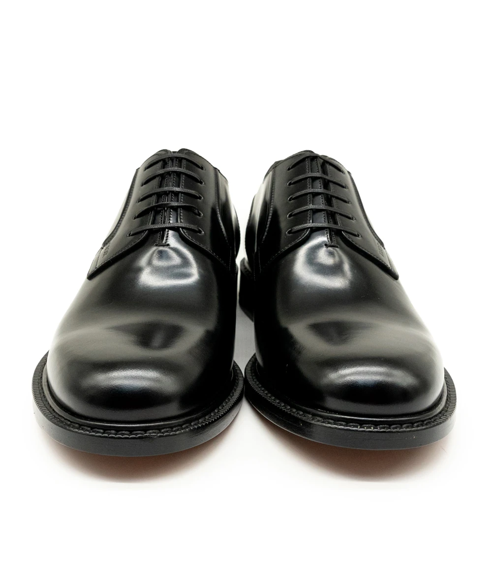 Dior Size 44 Black Leather Lace Up Derby Shoes