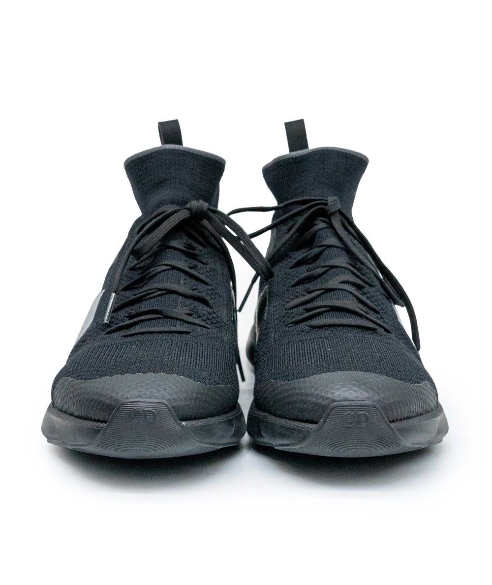 Christian Dior Size 43 Men s B21 High Top Socks Black Grey Shoes