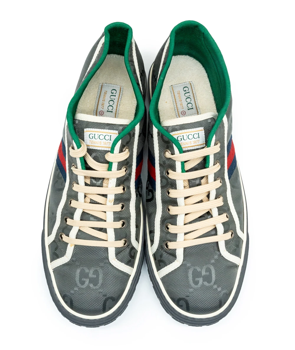 Gucci Size 46 Off The Grid Tennis 1977 Sneakers in GG ECONYL