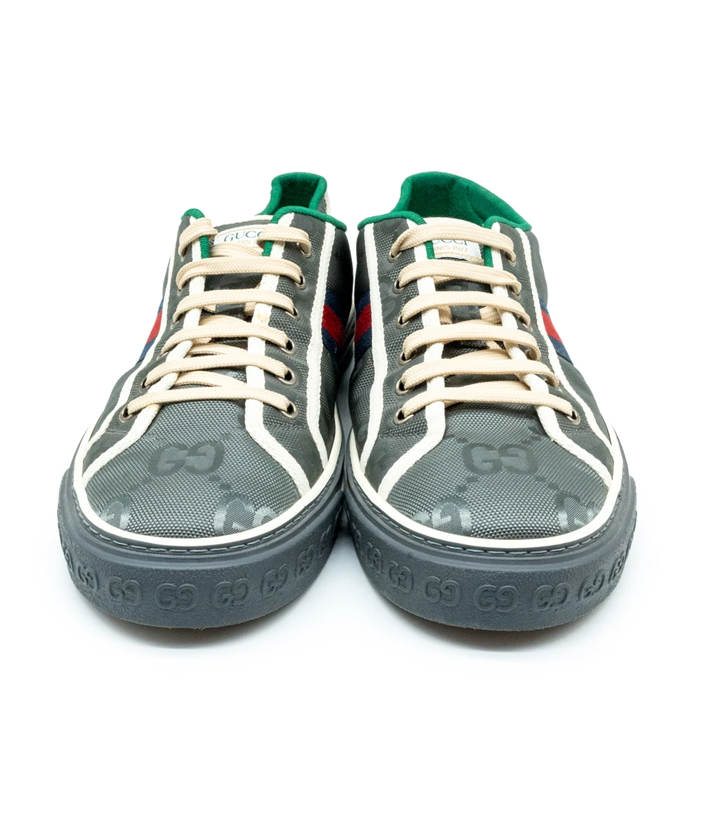 Gucci Size 46 Off The Grid Tennis 1977 Sneakers in GG ECONYL