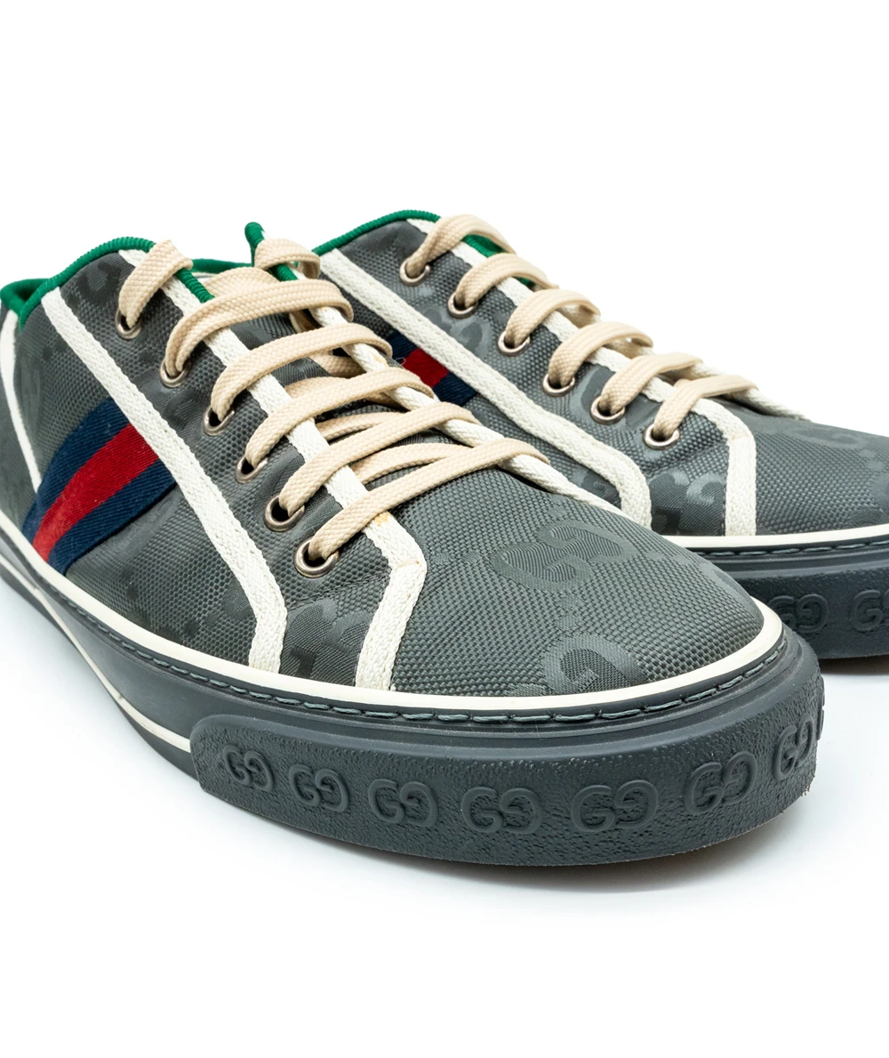 Gucci Size 46 Off The Grid Tennis 1977 Sneakers in GG ECONYL