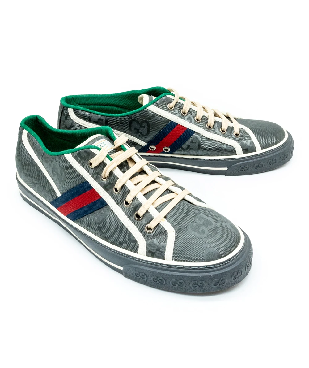 Gucci Size 46 Off The Grid Tennis 1977 Sneakers in GG ECONYL