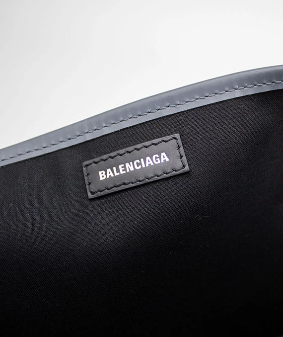 Balenciaga Navy XS Grey Cabas Bag