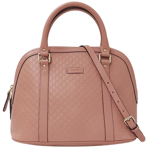 Gucci Pink Microguccissima Leather Medium Dome Bag