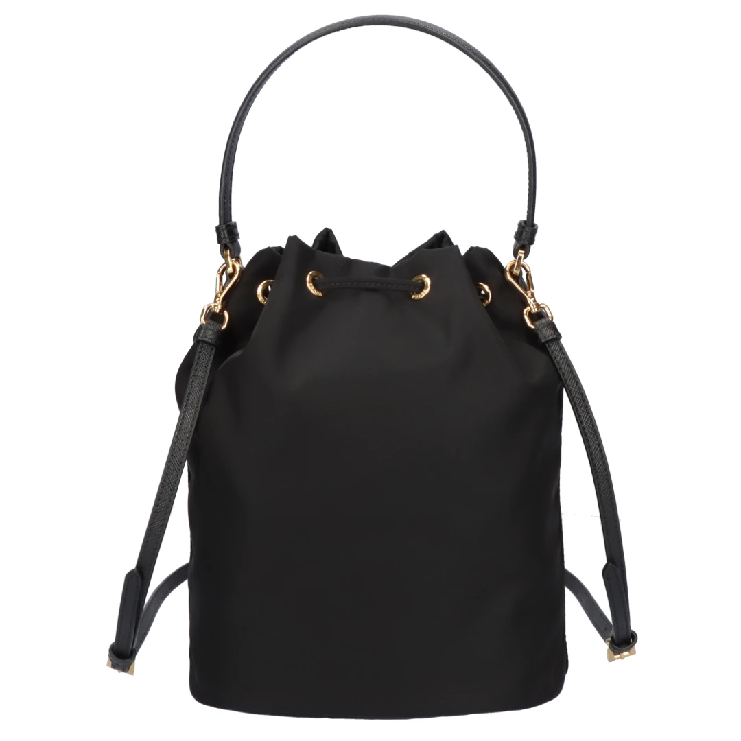 Prada Black Duet Re-Nylon Bucket Bag