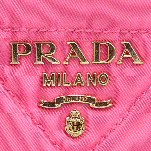 Prada Pink Re Nylon Zip Tote Bag