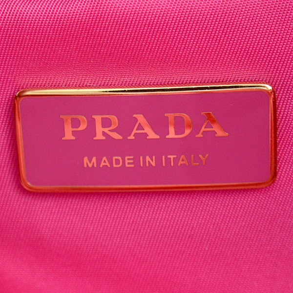 Prada Pink Re Nylon Zip Tote Bag