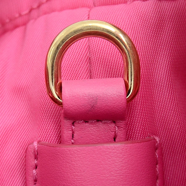 Prada Pink Re Nylon Zip Tote Bag