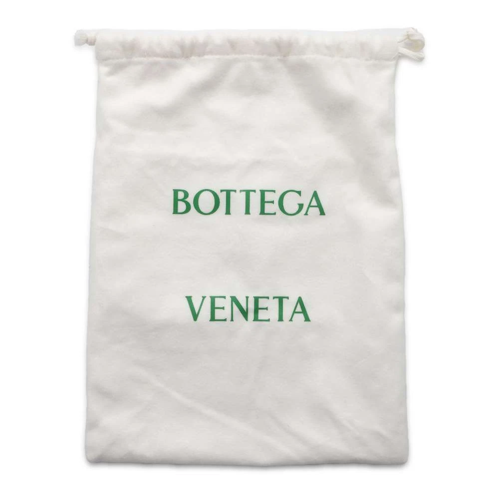 Bottega Veneta White Intreccio Leather Mini Cassette Camera Crossbody Bag