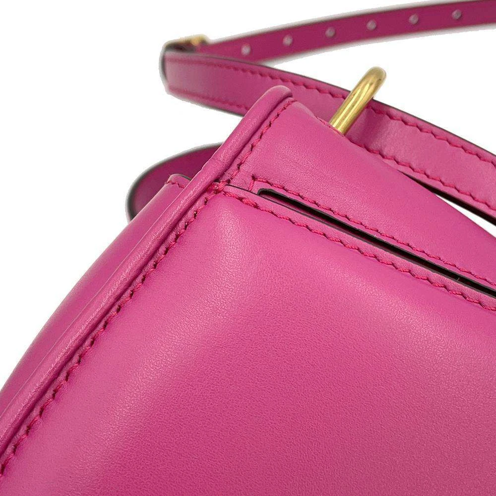 Fendi Pink Leather Small C'mon Shoulder Bag