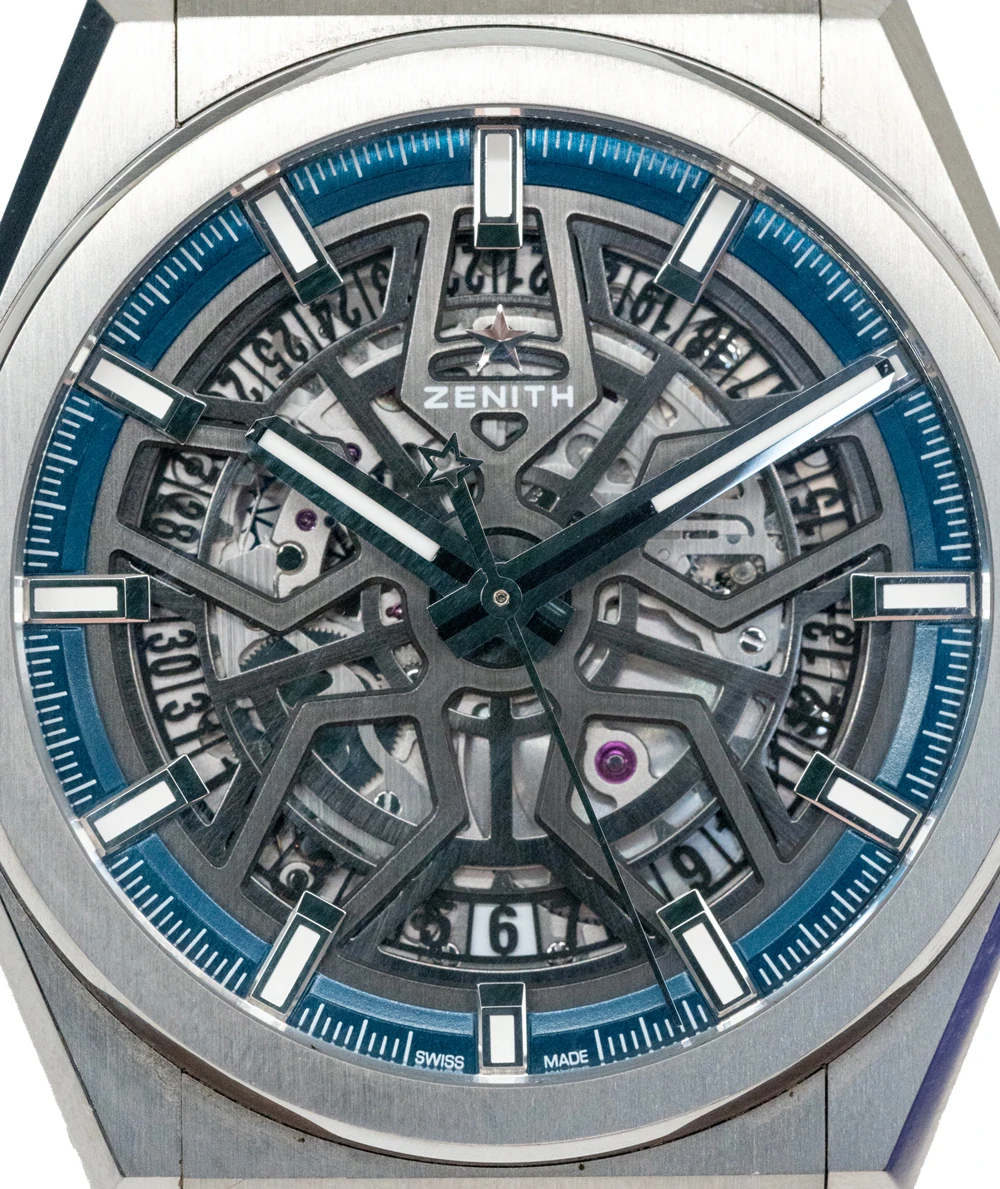 Zenith 2022 Defy El Primero 21 44mm 95.9000.9004/78.M9000 Titanium Men's Automatic Watch