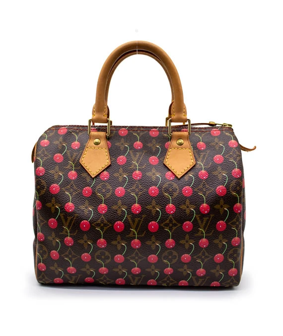 Louis Vuitton Monogram Cherry Speedy 25 Bag