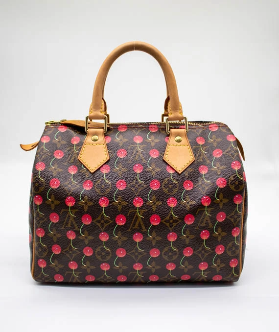 Louis Vuitton Monogram Cherry Speedy 25 Bag