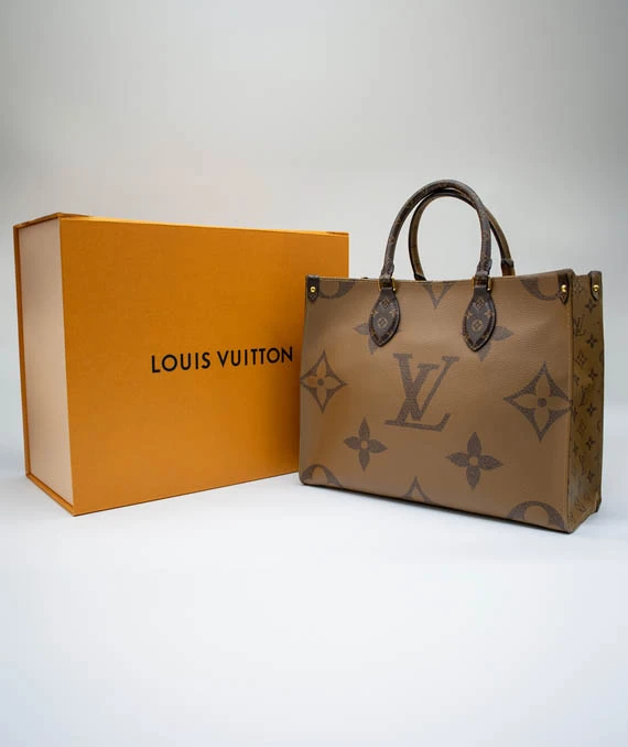 Louis Vuitton Reverse Monogram Onthego MM Shoulder Bag