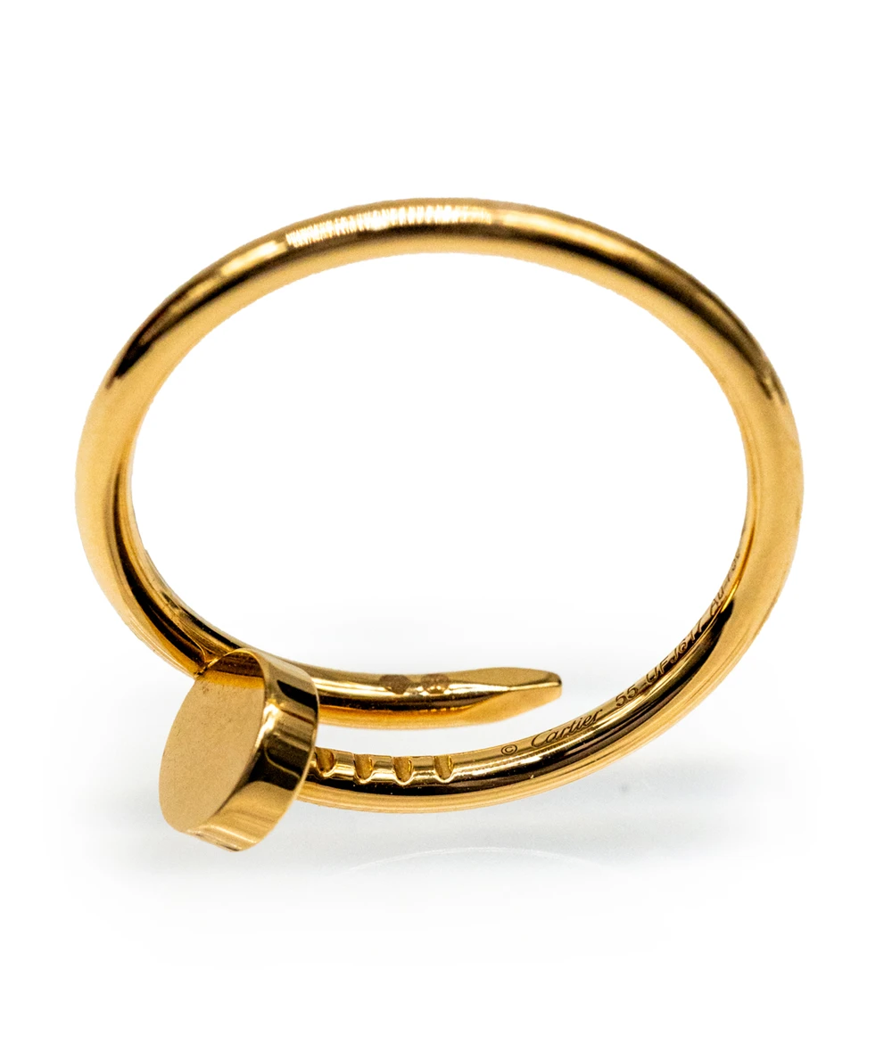 Cartier Juste Un Clou 18k Yellow Gold Small Model Ring Size 55