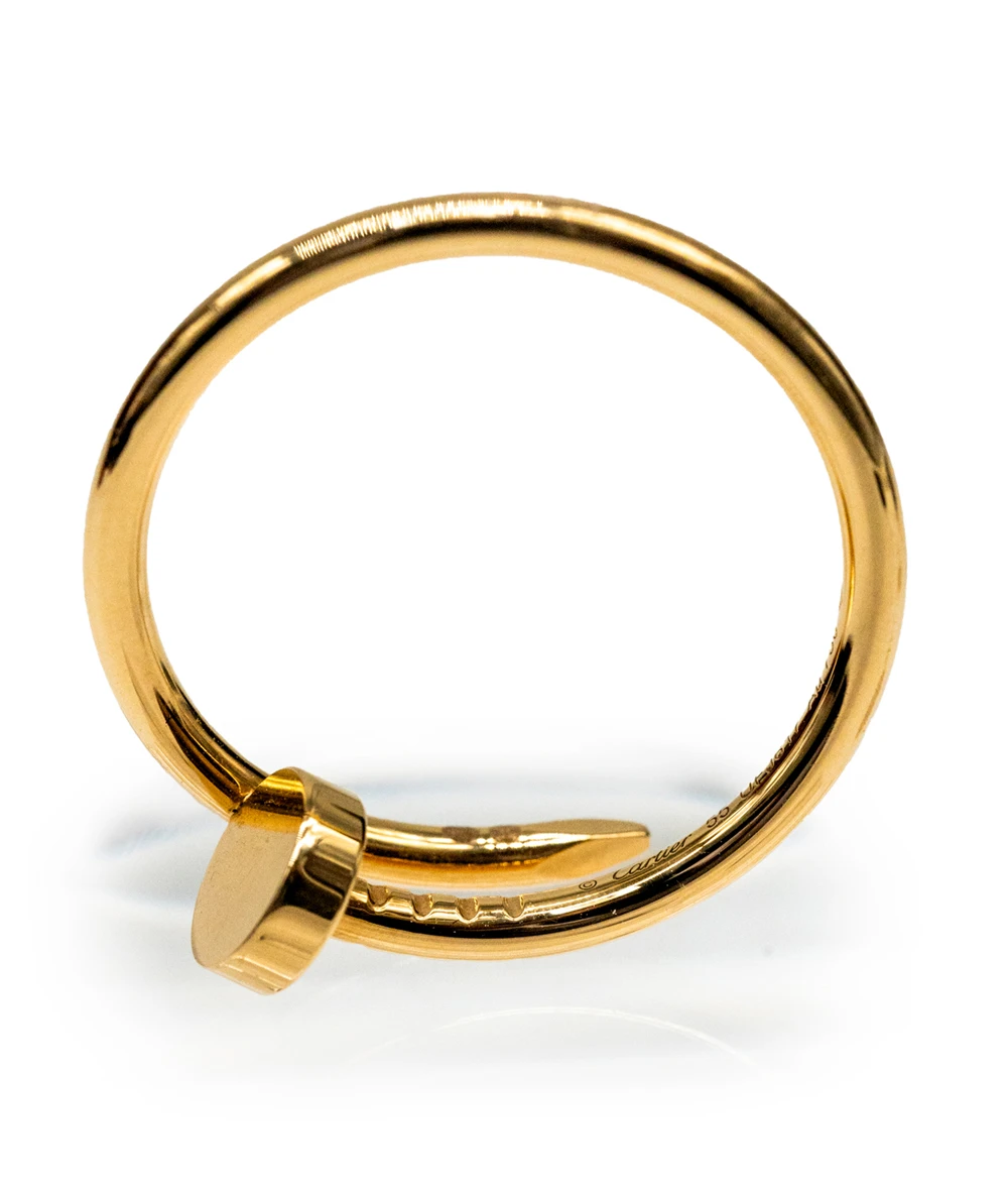 Cartier Juste Un Clou 18k Yellow Gold Small Model Ring Size 55