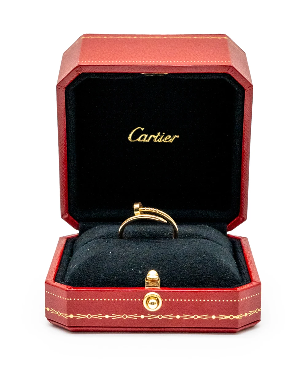 Cartier Juste Un Clou 18k Yellow Gold Small Model Ring Size 55