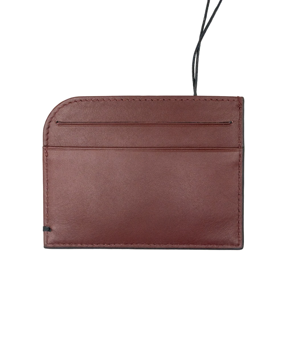 Ted Baker Maroon Leather Card Case