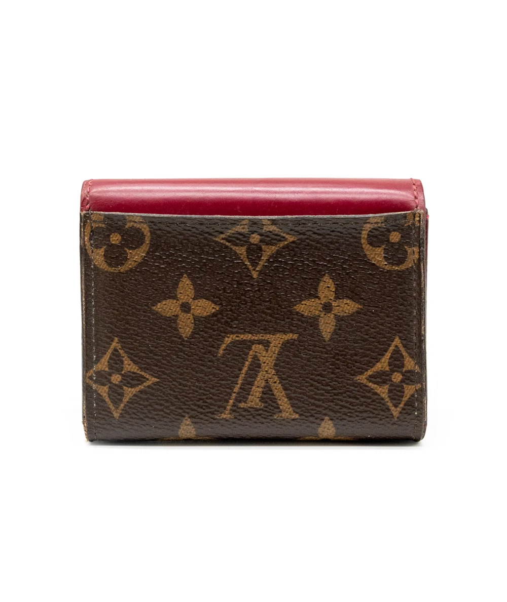 Louis Vuitton Fuchsia Monogram Canvas and Leather Zoe Wallet