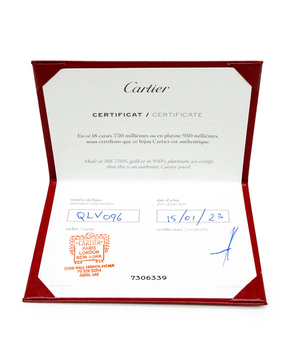 Cartier Juste Un Clou 18k Rose Gold Small Model Ring Size 50