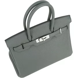 Hermes Birkin 30 Togo Vert Amandes Silver Hardware Hermes Handbag