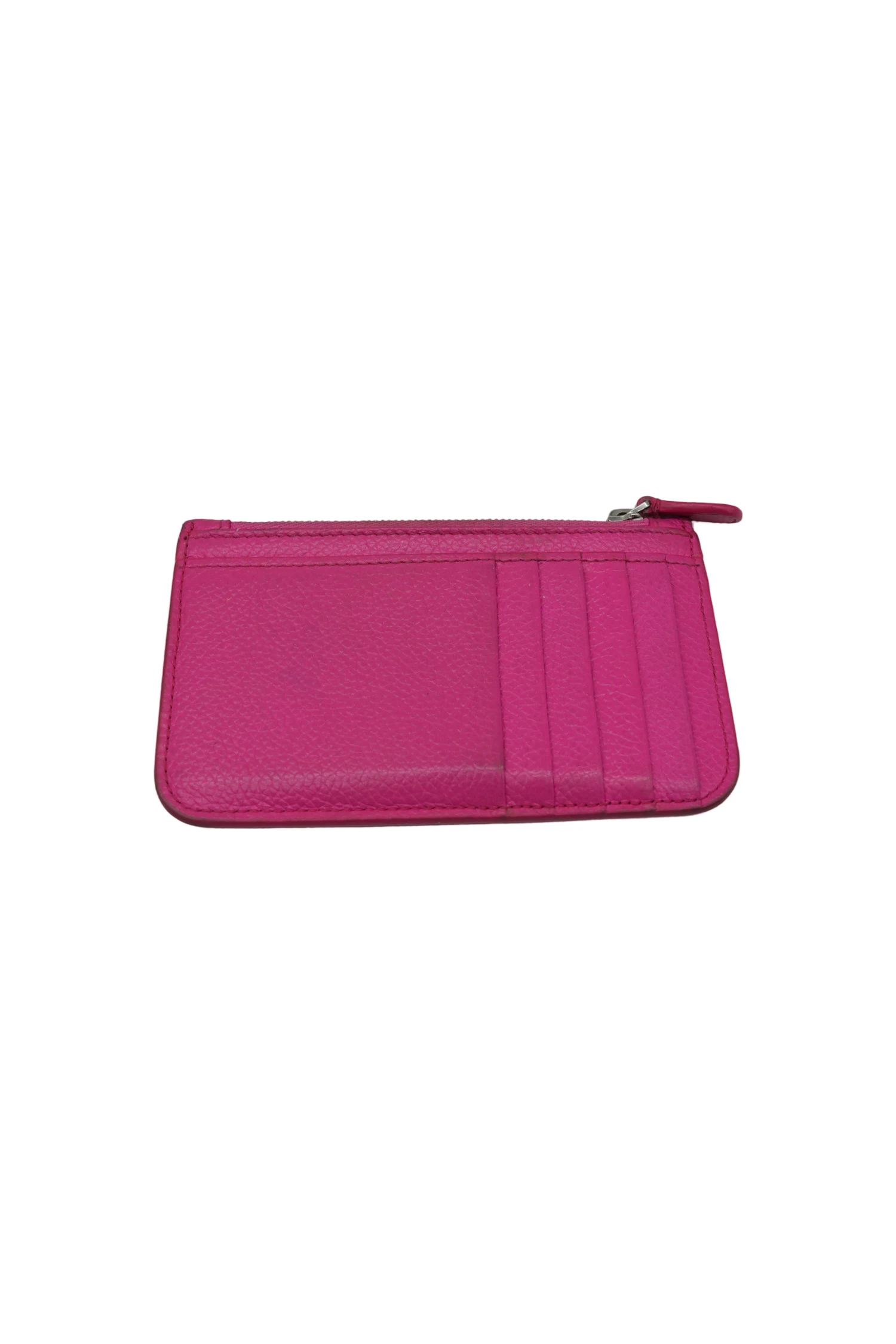 Balenciaga Pink Leather Women's Cardholder