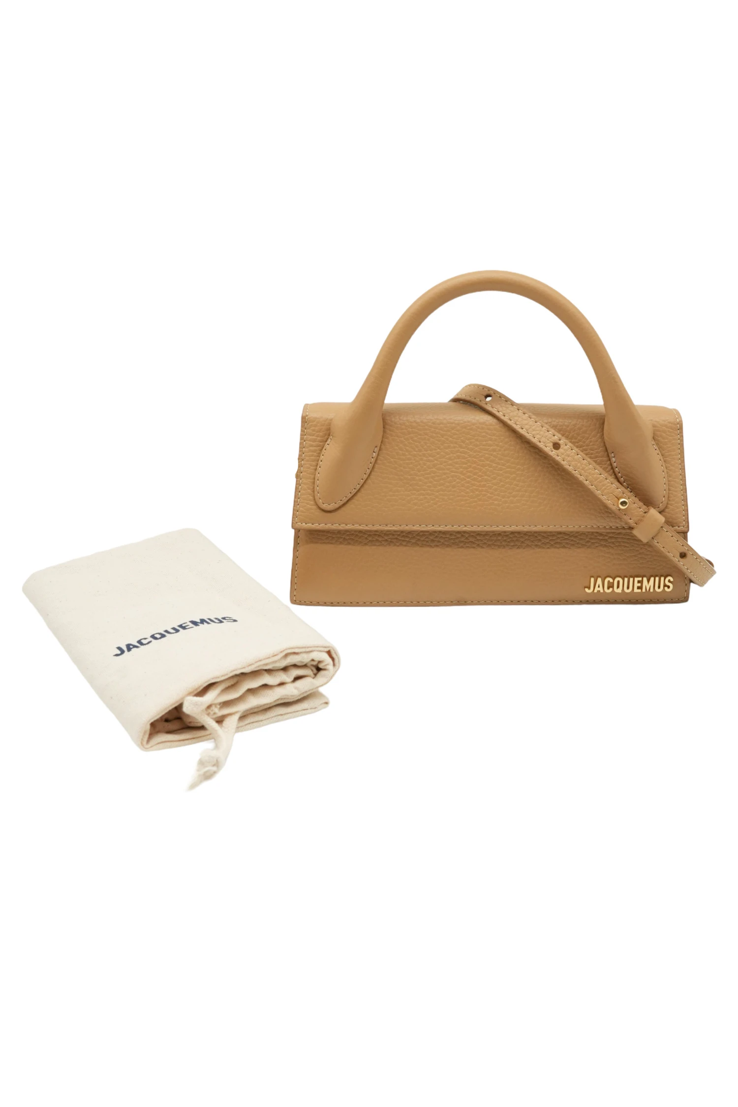 Jacquemus Le Chiquito Long Tote Bag In Leather