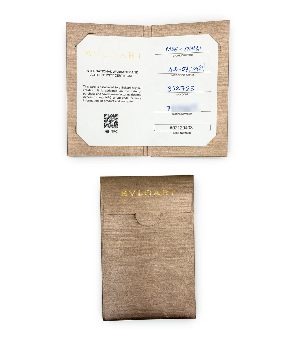 Bvlgari Serpenti Seduttori 18k Rose Gold Necklace with Diamonds