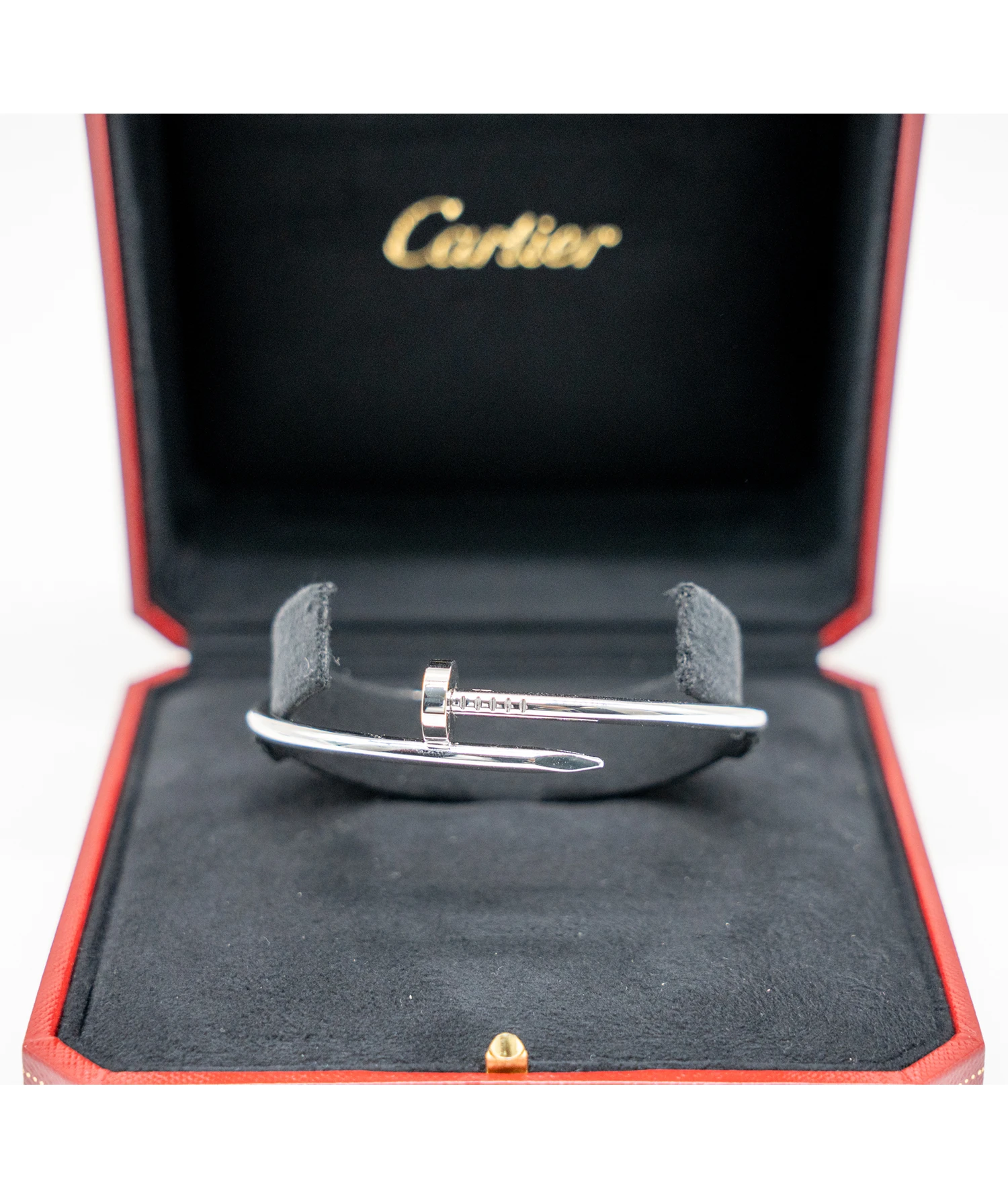 Cartier 18k White Gold Juste Un Clou Bracelet White Gold Size 19