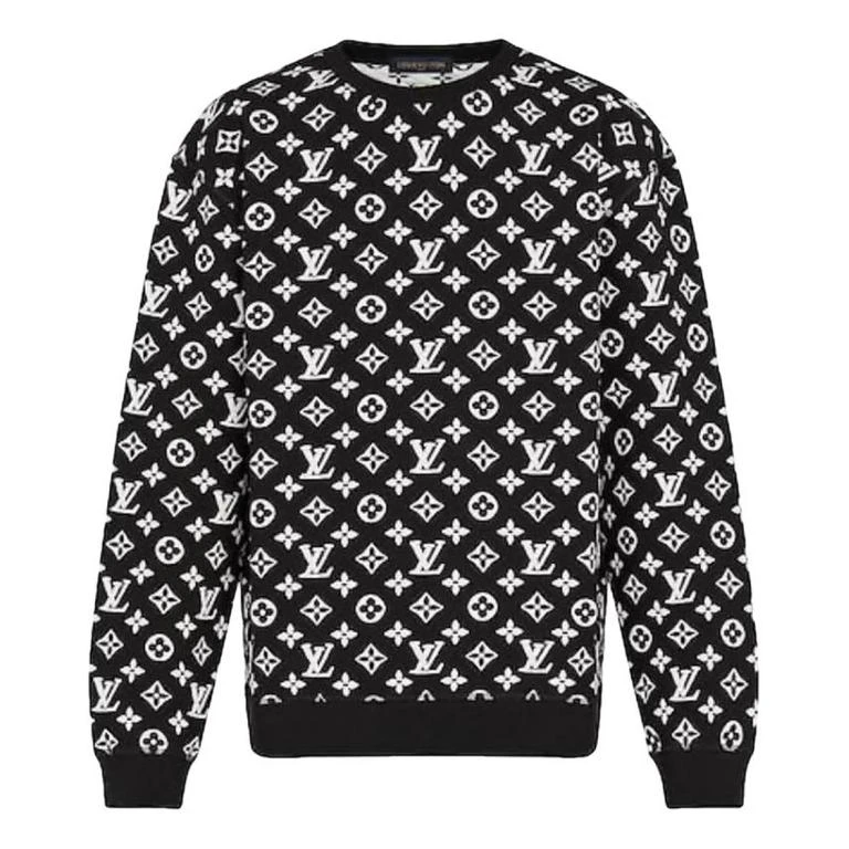 Louis Vuitton Printed Black Sweater