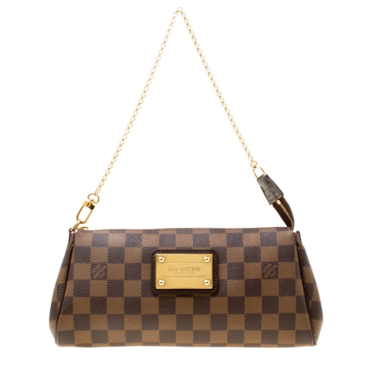 Louis Vuitton Damier Ebene Eva  Shoulder Bag
