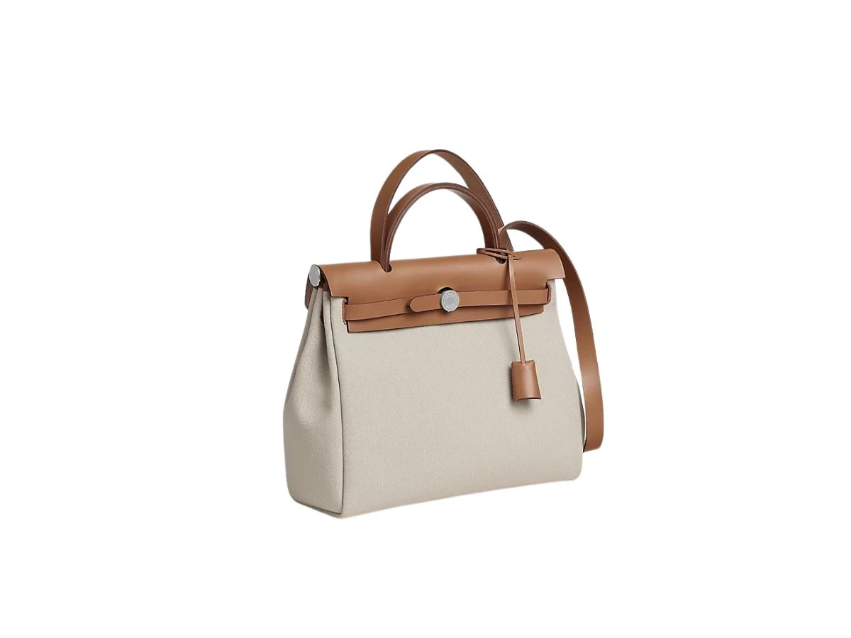 Hermes Herbag 31 Military Canvas Beton