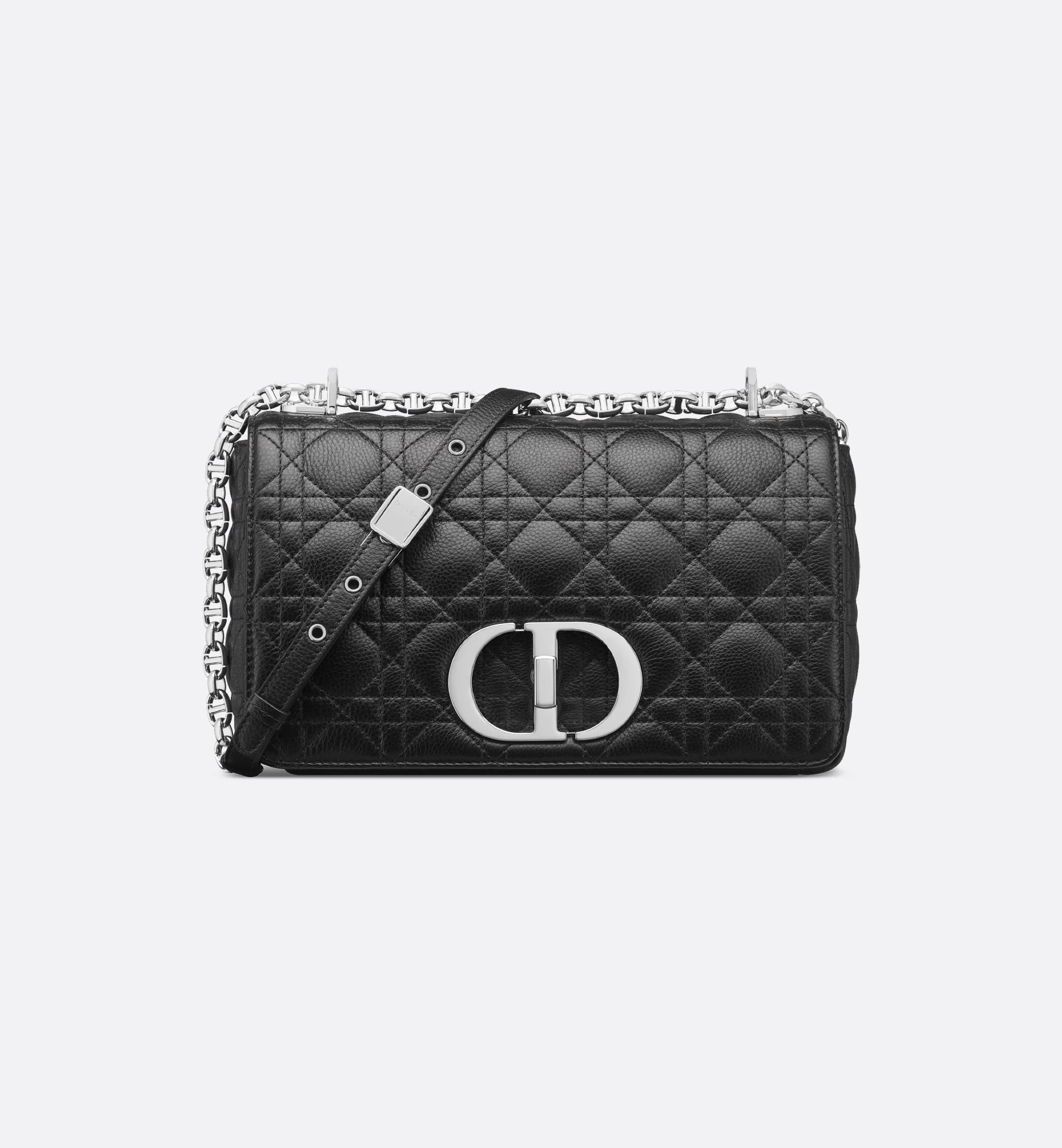 Dior Caro Black Caviar Leather Bag