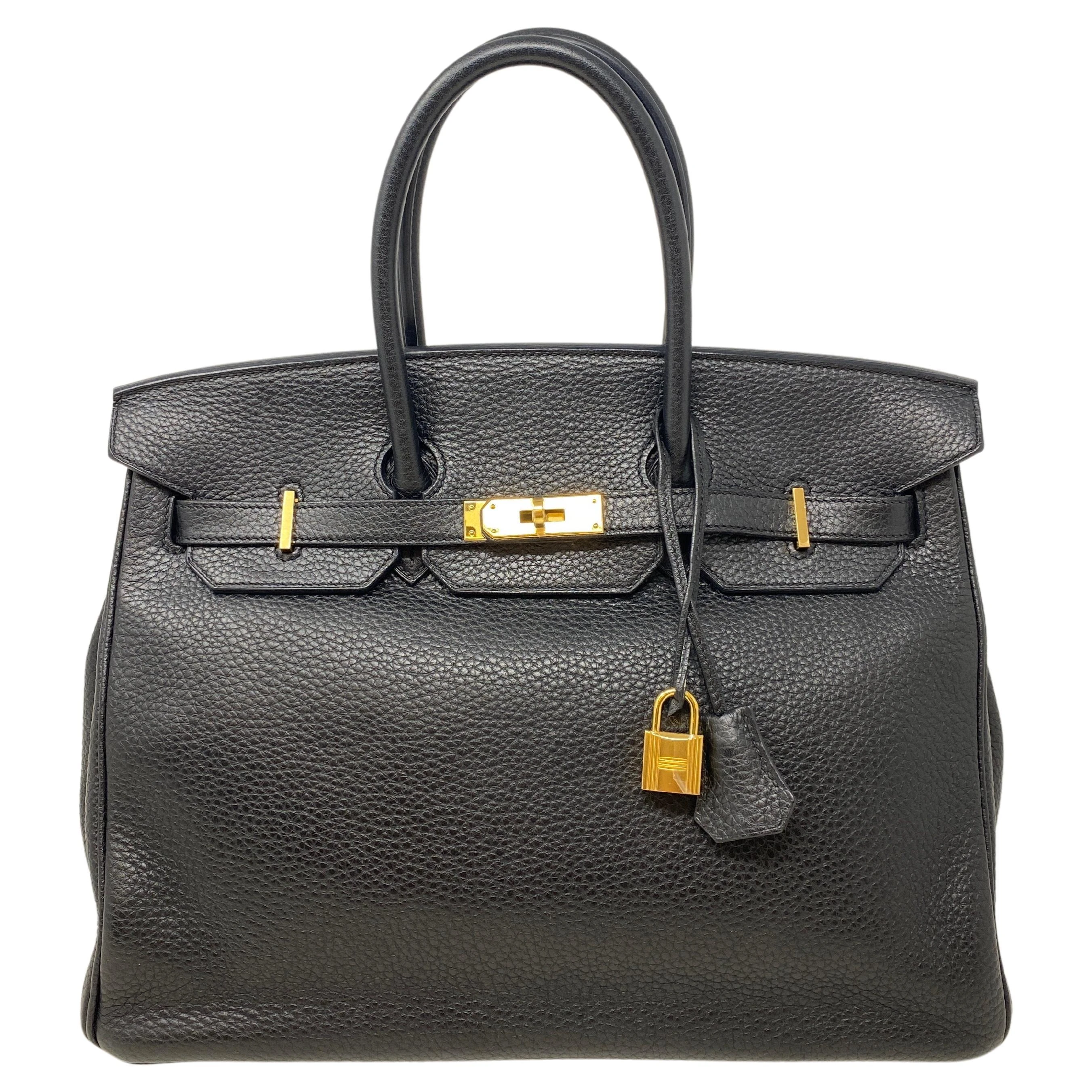 Hermes Birkin 35 Black Togo GHW 2014