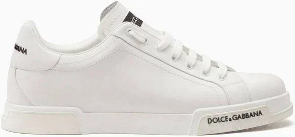 Dolce & Gabbana Portofino Light Sneakers in Calfskin White 9(UK) x 10(US) x 43(EUR/IT) x 28.5(JP)